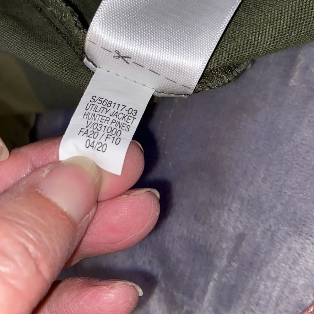 XS Old Navy Utility Jacket. Olive green color. Outerwear. Coat overcoat … - Picture 8 of 10